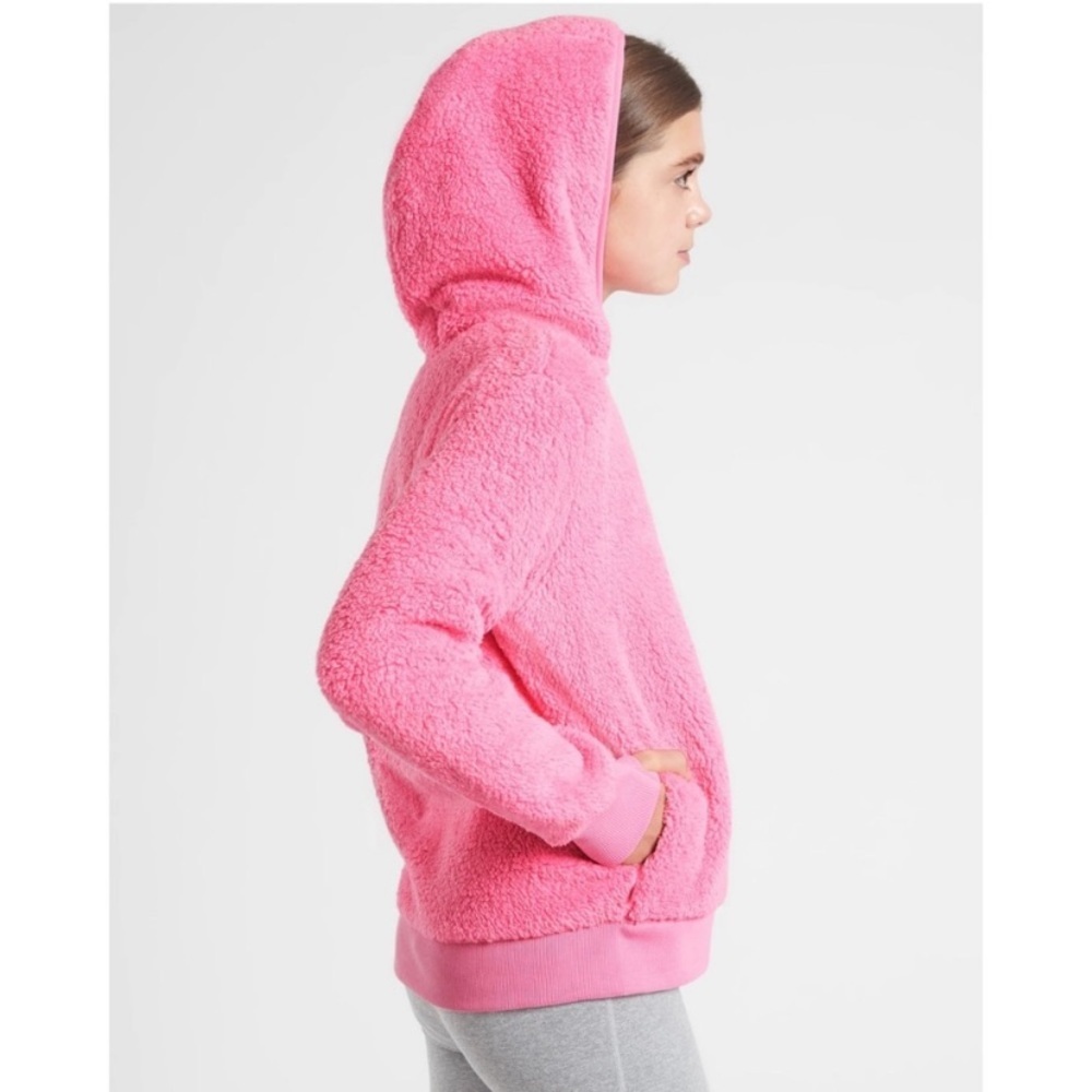 Athleta Girl So Snug Sherpa Hoodie 2.0 Size L 12 NWT - Picture 3 of 8
